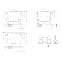 Charger l'image dans la galerie, P30135N Brembo PRIME Ceramic Disc Brake Pad Set Brembo Brake Canada