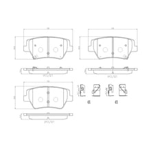 Load image into Gallery viewer, P30149N Brembo PRIME Ceramic Disc Brake Pad Set Brembo Brake Canada