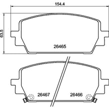 Charger l'image dans la galerie, P30151N Brembo PRIME Ceramic Disc Brake Pad Set Brembo Brake Canada
