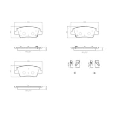 Load image into Gallery viewer, P30152N Brembo PRIME Ceramic Disc Brake Pad Set Brembo Brake Canada