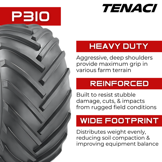 TEN26120012-P310 26X12.00-12 8PR Tenaci Journey P310 Agricultural Tenaci Journey Tires Canada