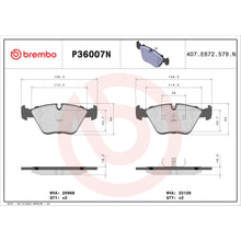 Load image into Gallery viewer, KT00720 Brembo Ceramic Brake Pad and UV Coated Vented  Brake Disc Kit Brembo Brake Canada