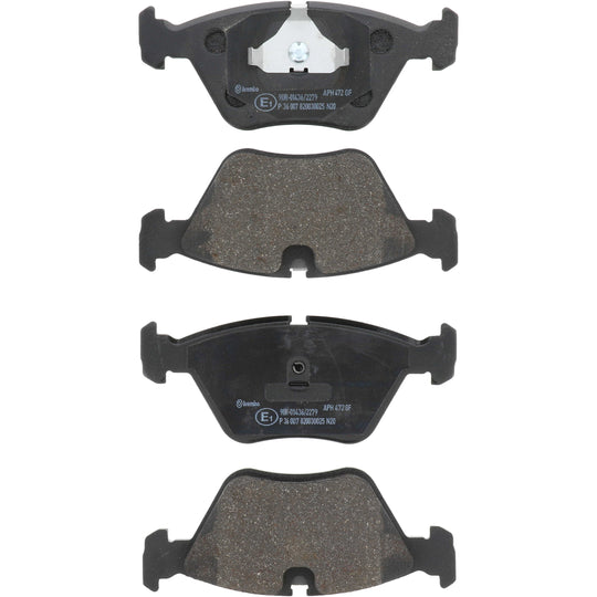 KT04270 Low-Met Brake Pad and UV Coated Vented  Brake Disc Kit Brembo Canada