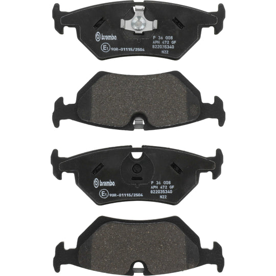 P36008 Brembo Premium Low-Met OE Equivalent Pad Brembo Brake Canada