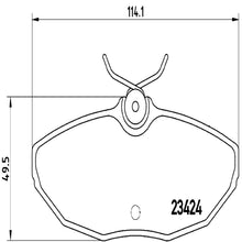 Load image into Gallery viewer, P36013 Brembo Premium Low-Met OE Equivalent Pad Brembo Brake Canada