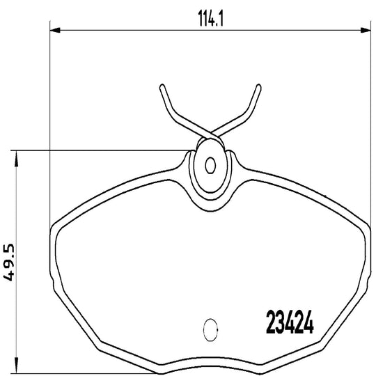P36013 Brembo Premium Low-Met OE Equivalent Pad Brembo Brake Canada