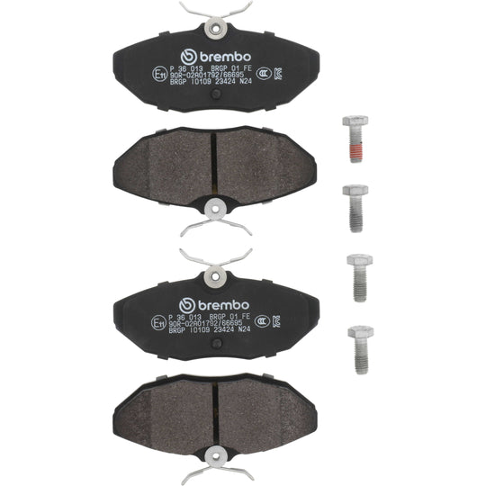 KT04223 Brembo Low-Met Brake Pad and UV Coated Vented  Brake Disc Kit Brembo Brake Canada