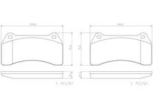 Load image into Gallery viewer, P36014N Brembo PRIME Ceramic Disc Brake Pad Set Brembo Brake Canada