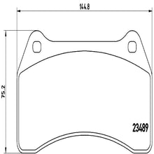 Load image into Gallery viewer, P36014 Brembo Premium Low-Met OE Equivalent Pad Brembo Brake Canada