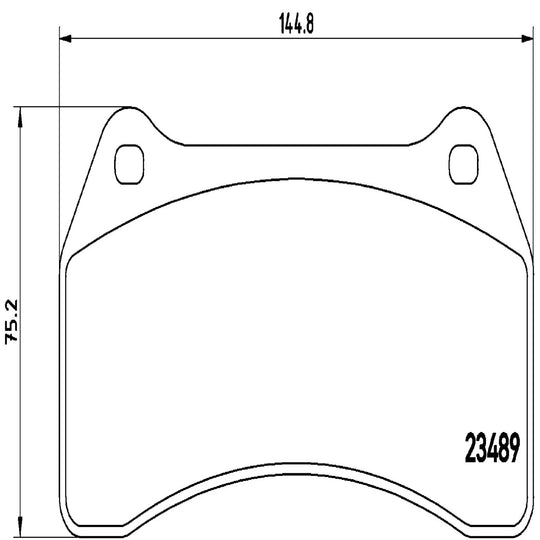 P36014 Brembo Premium Low-Met OE Equivalent Pad Brembo Brake Canada