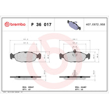 Charger l'image dans la galerie, KT04299 Low-Met Brake Pad and UV Coated Vented  Brake Disc Kit Brembo Canada