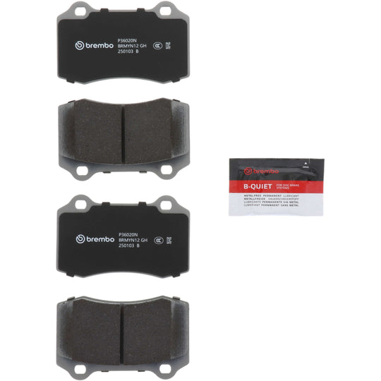 P36020N Brembo PRIME Ceramic Disc Brake Pad Set Brembo Brake Canada