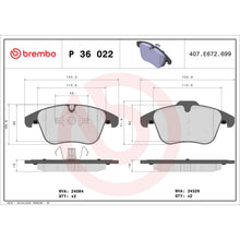 Load image into Gallery viewer, KT04228 Brembo Low-Met Brake Pad and UV Coated PVT  Brake Disc Kit Brembo Brake Canada