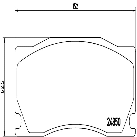 P36023 Brembo Premium Low-Met OE Equivalent Pad Brembo Brake Canada