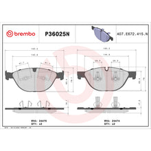 Charger l'image dans la galerie, KT00C25 Brembo Ceramic Brake Pad and UV Coated PVT  Brake Disc Kit Brembo Brake Canada