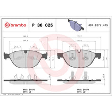 Charger l'image dans la galerie, KT04524 Brembo Low-Met Brake Pad and UV Coated PVT  Brake Disc Kit Brembo Brake Canada