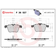 Load image into Gallery viewer, KT04314 Low-Met Brake Pad and UV Coated Vented  Brake Disc Kit Brembo Canada