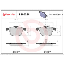 Load image into Gallery viewer, KT00A78 Brembo Ceramic Brake Pad and UV Coated Vented  Brake Disc Kit Brembo Brake Canada