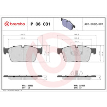 Load image into Gallery viewer, KT04357 Brembo Low-Met Brake Pad and UV Coated PVT  Brake Disc Kit Brembo Brake Canada