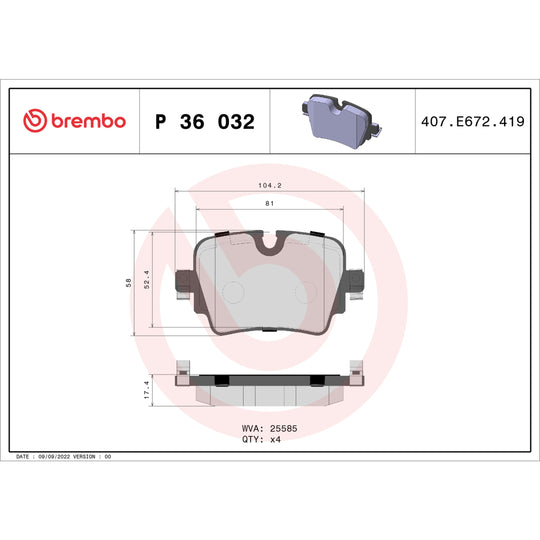 KT04533 Brembo Low-Met Brake Pad and UV Coated Vented  Brake Disc Kit Brembo Brake Canada