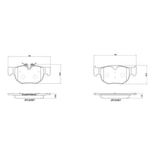 Load image into Gallery viewer, P36039N Brembo PRIME Ceramic Disc Brake Pad Set Brembo Brake Canada