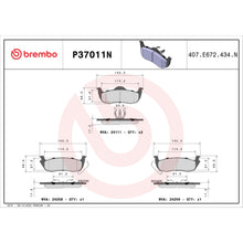 Charger l'image dans la galerie, KT00852 Brembo Ceramic Brake Pad and UV Coated Solid  Brake Disc Kit Brembo Brake Canada