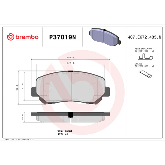 KT00481 Brembo Disc Brake Kit Brembo Brake Canada