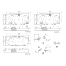 Load image into Gallery viewer, P37024N Brembo PRIME Ceramic Disc Brake Pad Set Brembo Brake Canada