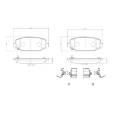 Load image into Gallery viewer, P37030N Brembo PRIME Ceramic Disc Brake Pad Set Brembo Brake Canada