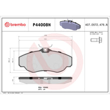 Load image into Gallery viewer, KT00490 Brembo Ceramic Brake Pad and UV Coated Vented  Brake Disc Kit Brembo Brake Canada