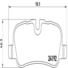 Load image into Gallery viewer, P44013 Brembo Premium Low-Met OE Equivalent Pad Brembo Brake Canada
