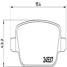 Load image into Gallery viewer, P44016 Brembo Premium Low-Met OE Equivalent Pad Brembo Brake Canada