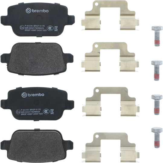 KT04214 Brembo Low-Met Brake Pad and UV Coated Vented  Brake Disc Kit Brembo Brake Canada