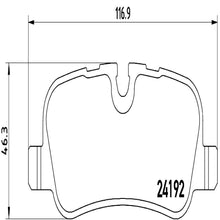 Charger l'image dans la galerie, P44019 Brembo Premium Low-Met OE Equivalent Pad Brembo Brake Canada