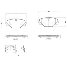 Charger l'image dans la galerie, P44032 Brembo Premium Low-Met OE Equivalent Pad Brembo Brake Canada