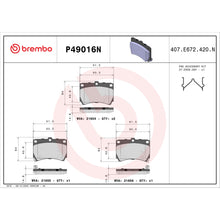 Load image into Gallery viewer, P49016N Brembo PRIME Ceramic Disc Brake Pad Set Brembo Brake Canada