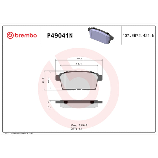 KT00136 Brembo Disc Brake Kit Brembo Brake Canada