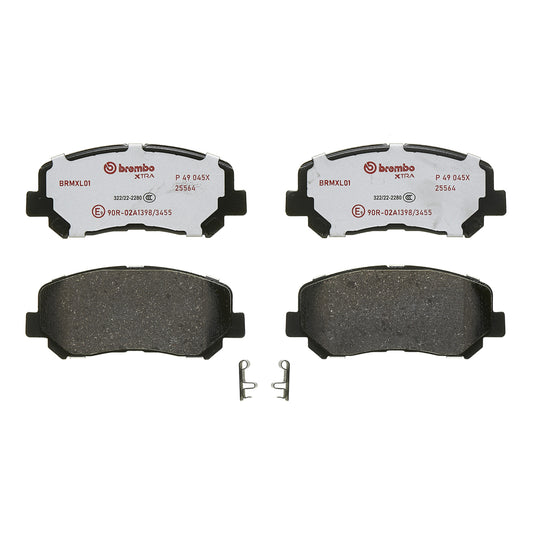 P49045X Brembo XTRA Low-Met Disc Brake Pad Set Brembo Brake Canada