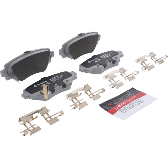 KT00895 Brembo Ceramic Brake Pad and UV Coated Solid  Brake Disc Kit Brembo Brake Canada