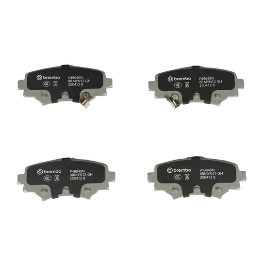 KT00895 Brembo Ceramic Brake Pad and UV Coated Solid  Brake Disc Kit Brembo Brake Canada