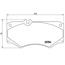 Load image into Gallery viewer, P50003 Brembo Premium Low-Met OE Equivalent Pad Brembo Brake Canada