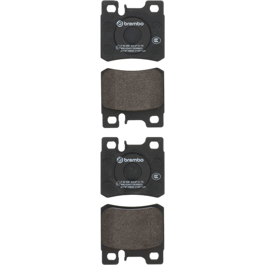 KT04265 Low-Met Brake Pad and UV Coated Solid  Brake Disc Kit Brembo Canada