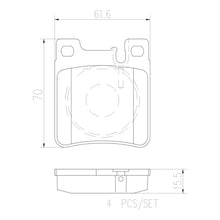 Load image into Gallery viewer, P50017N Brembo PRIME Ceramic Disc Brake Pad Set Brembo Brake Canada