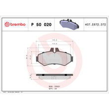 Load image into Gallery viewer, KT04449 Brembo Low-Met Brake Pad and Standard Solid  Brake Disc Kit Brembo Brake Canada