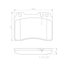 Load image into Gallery viewer, P50022N Brembo PRIME Ceramic Disc Brake Pad Set Brembo Brake Canada