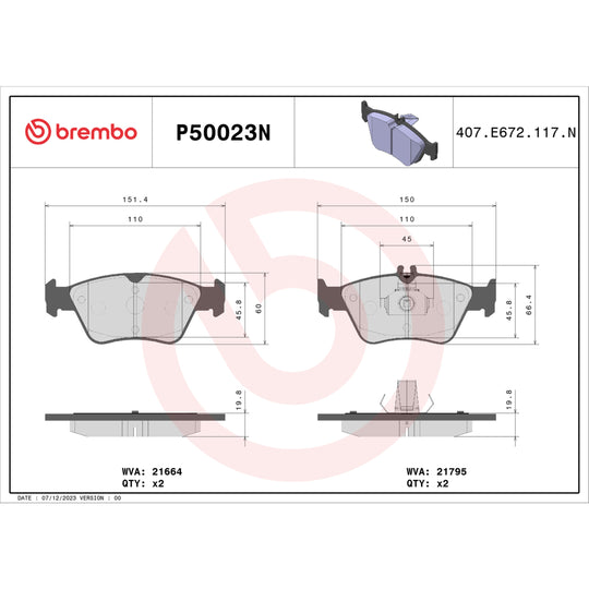 KT00284 Brembo Disc Brake Kit Brembo Brake Canada