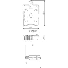 Load image into Gallery viewer, P50025N Brembo PRIME Ceramic Disc Brake Pad Set Brembo Brake Canada
