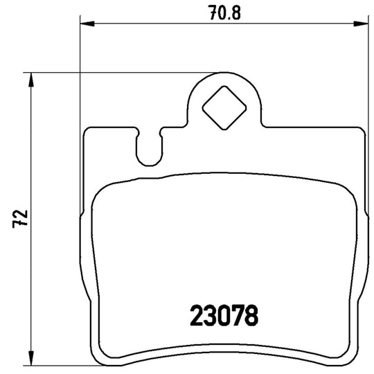P50042 Brembo Premium Low-Met OE Equivalent Pad Brembo Brake Canada