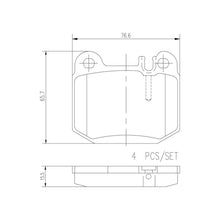 Load image into Gallery viewer, P50043N Brembo PRIME Ceramic Disc Brake Pad Set Brembo Brake Canada
