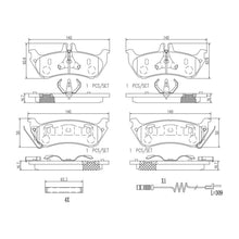 Load image into Gallery viewer, P50044N Brembo PRIME Ceramic Disc Brake Pad Set Brembo Brake Canada